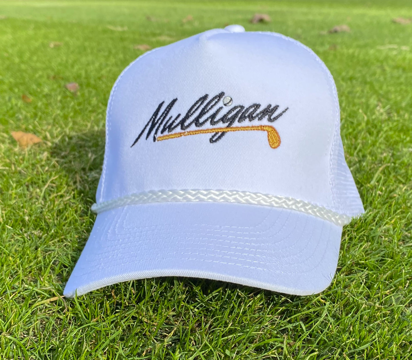 White Mulligan rope hat